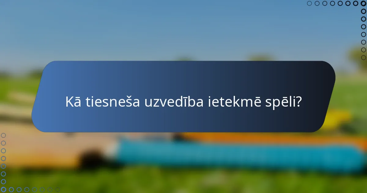 Kā tiesneša uzvedība ietekmē spēli?